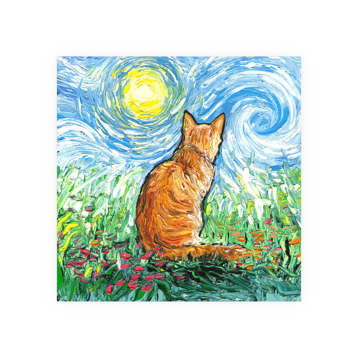 "Starry Morning" Wall Art Paper Print
