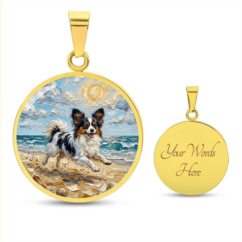 Beach Days - Papillon Round Necklace