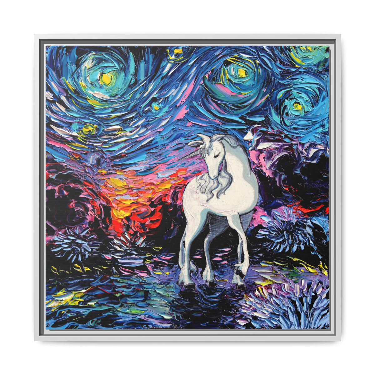 "Regret" Framed Canvas Wall Art