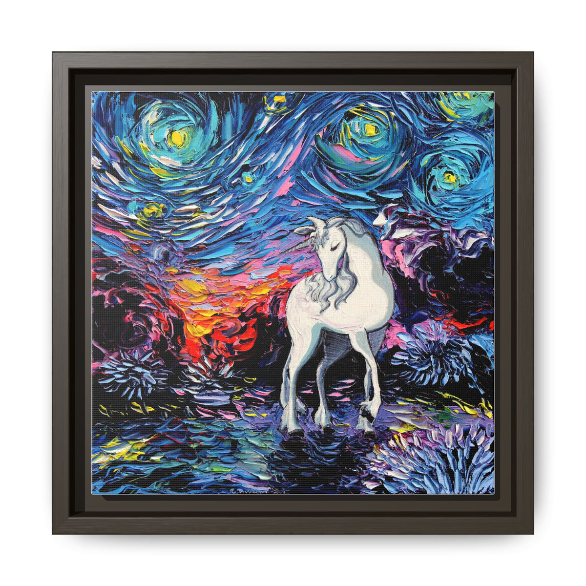 "Regret" Framed Canvas Wall Art