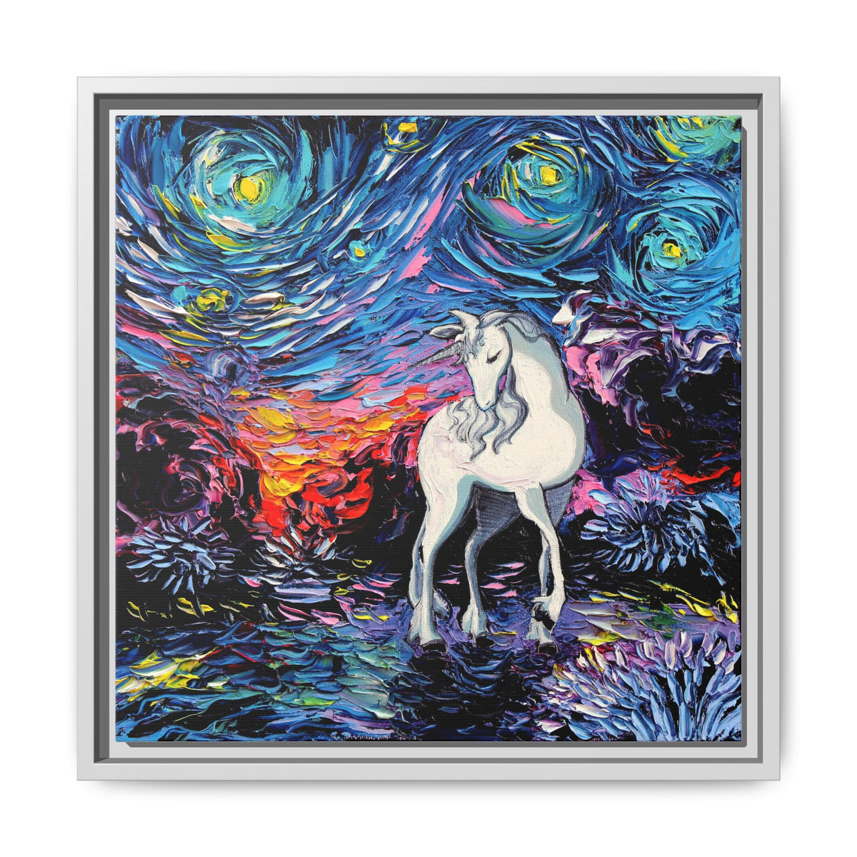 "Regret" Framed Canvas Wall Art