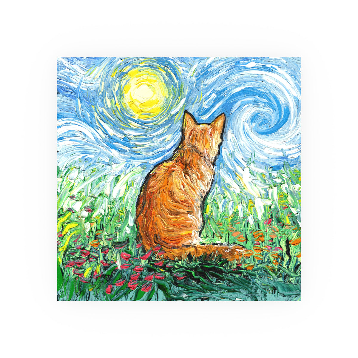 "Starry Morning" Wall Art Paper Print