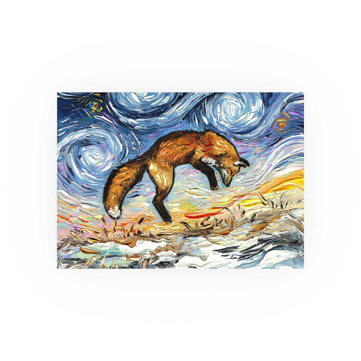 "Pounce" Wall Art Paper Print
