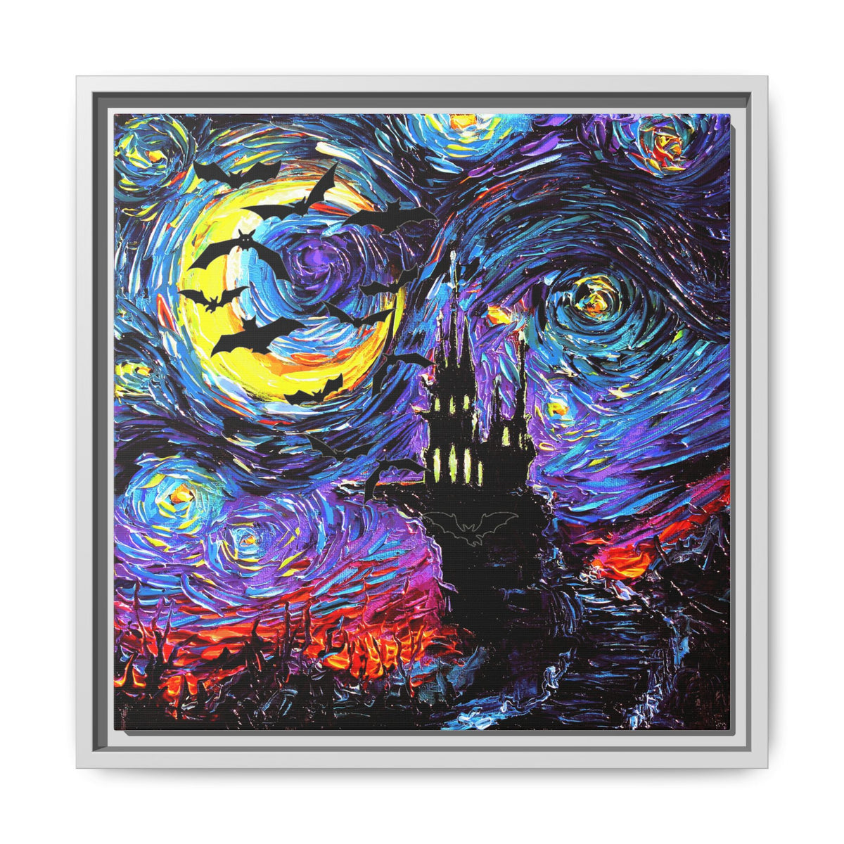 "Transylvanian Night" Framed Canvas Wall Art