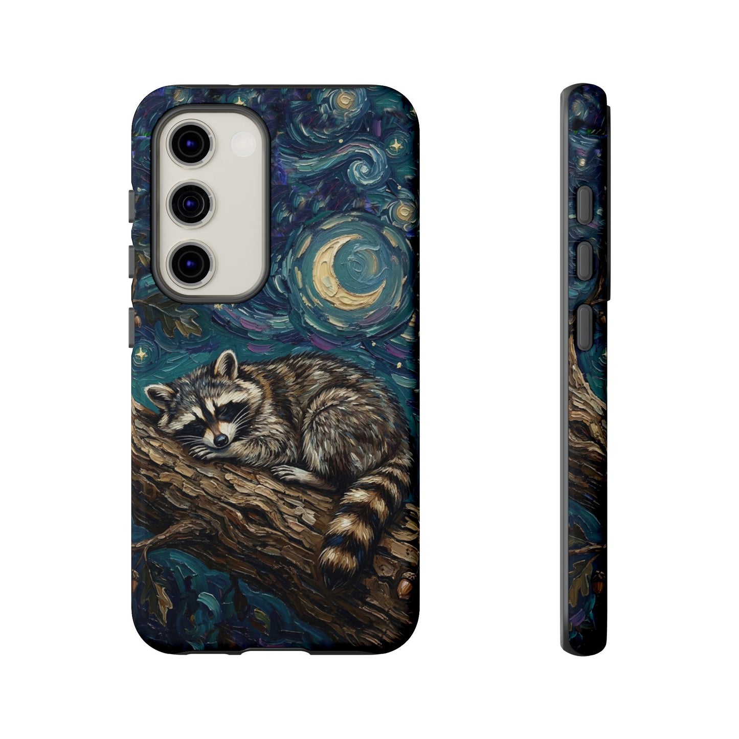 Raccoon Starry Night Animal Phone Case