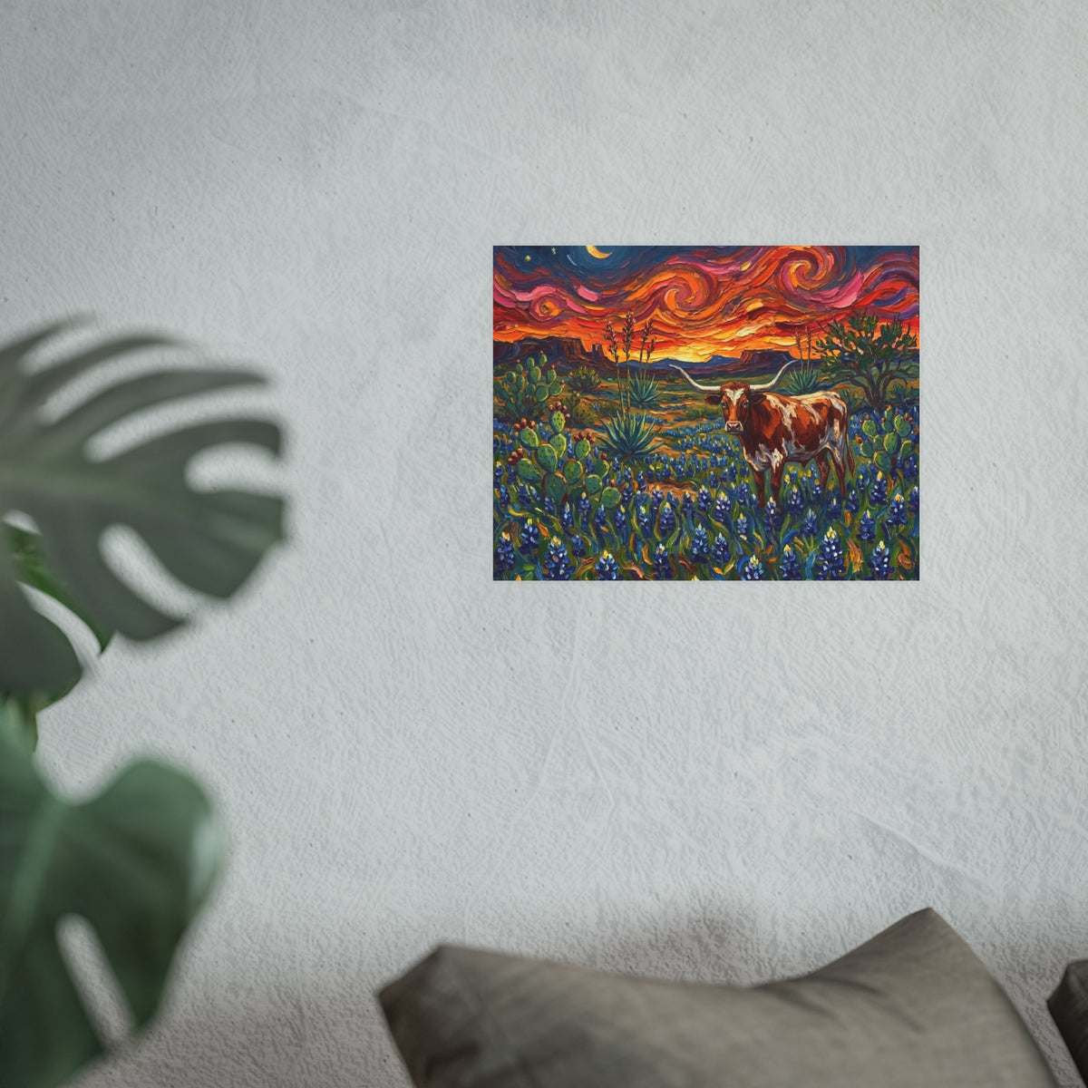 "Texas Night" Wall Art Paper Print
