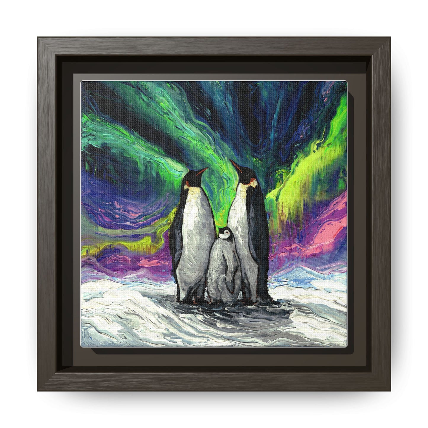 "Enjoying The Show" Framed Canvas Wall Art