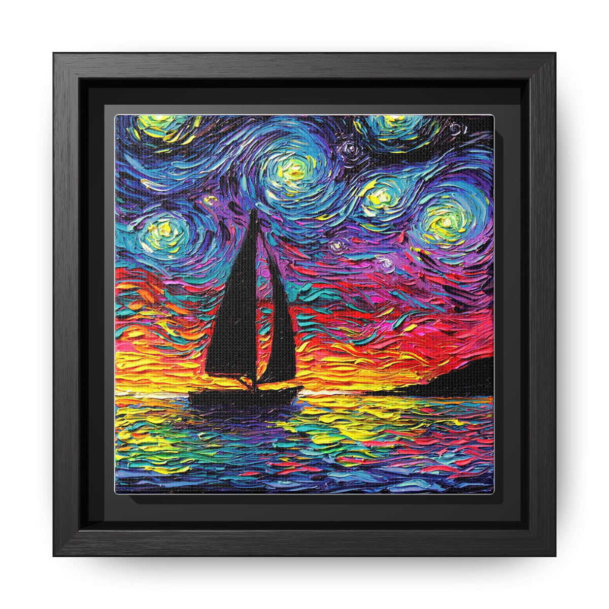 "Come Sail Away" Framed Canvas Wall Art