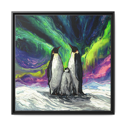 "Enjoying The Show" Framed Canvas Wall Art