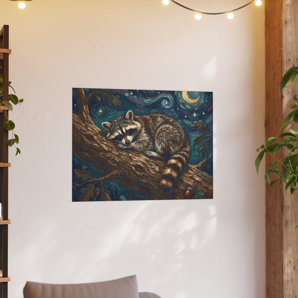 "Midnight Bandit" Wall Art Paper Print