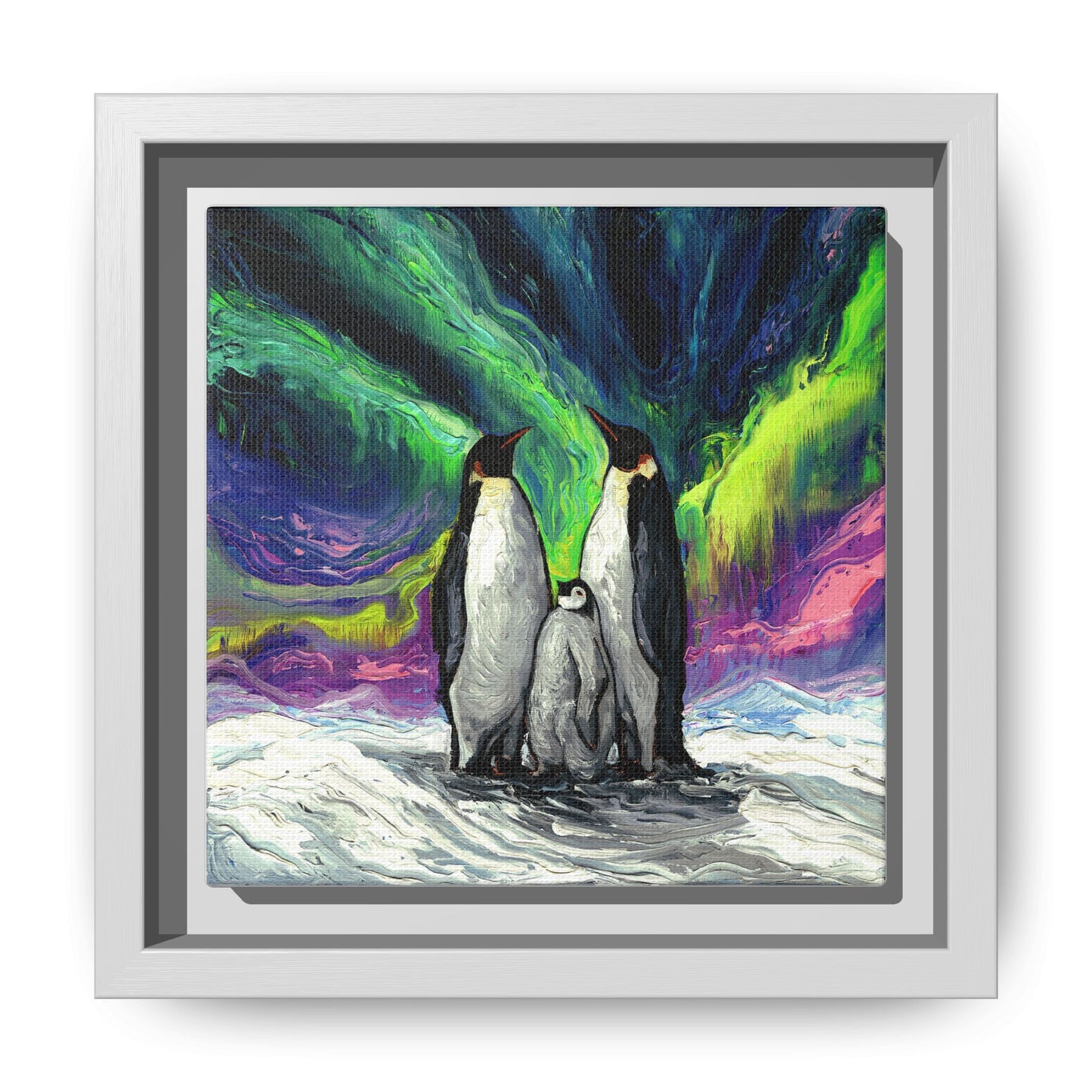 "Enjoying The Show" Framed Canvas Wall Art