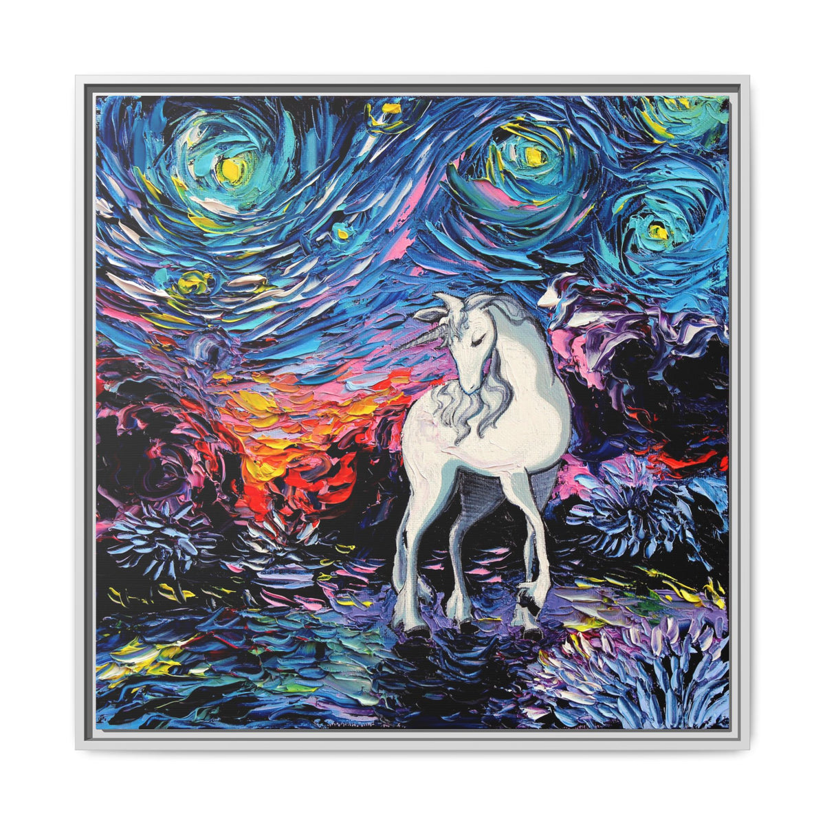 "Regret" Framed Canvas Wall Art