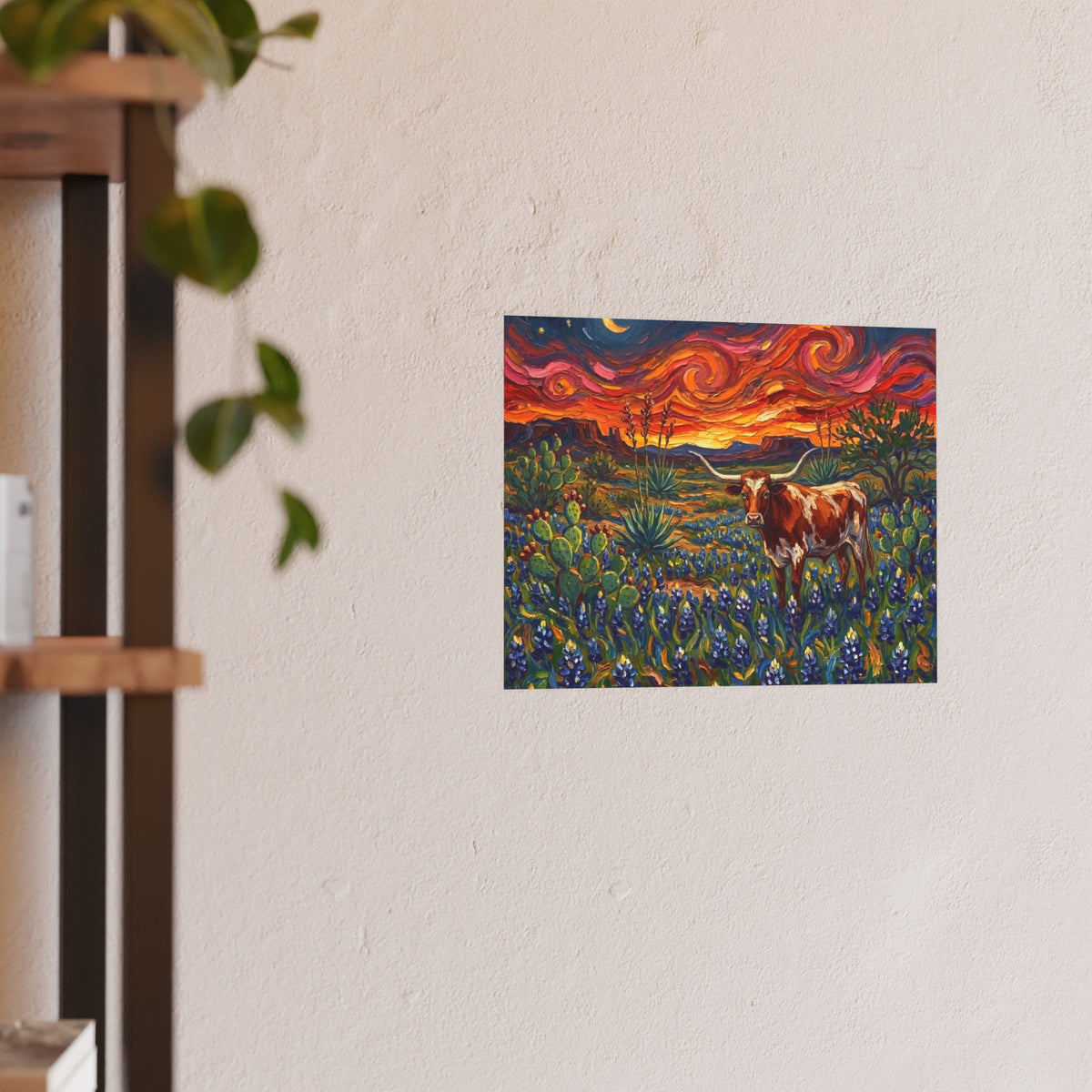 "Texas Night" Wall Art Paper Print