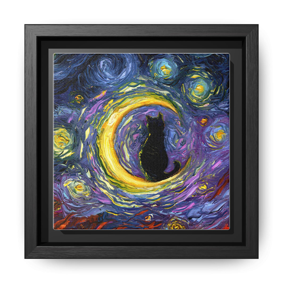"Luna" Framed Canvas Wall Art