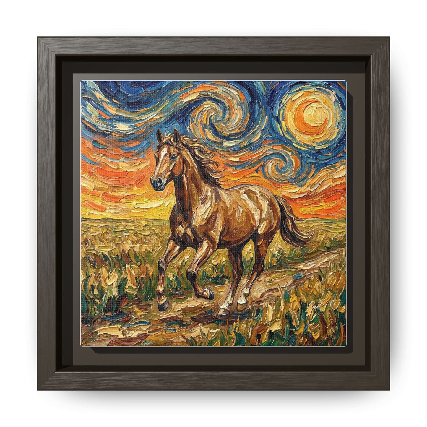"Free Spirited" Framed Canvas Wall Art
