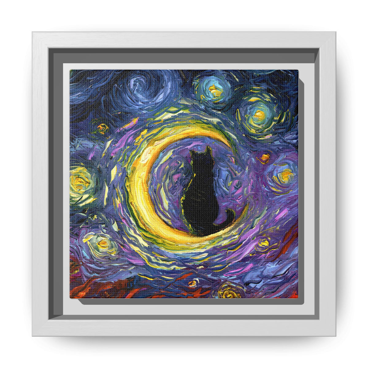 "Luna" Framed Canvas Wall Art