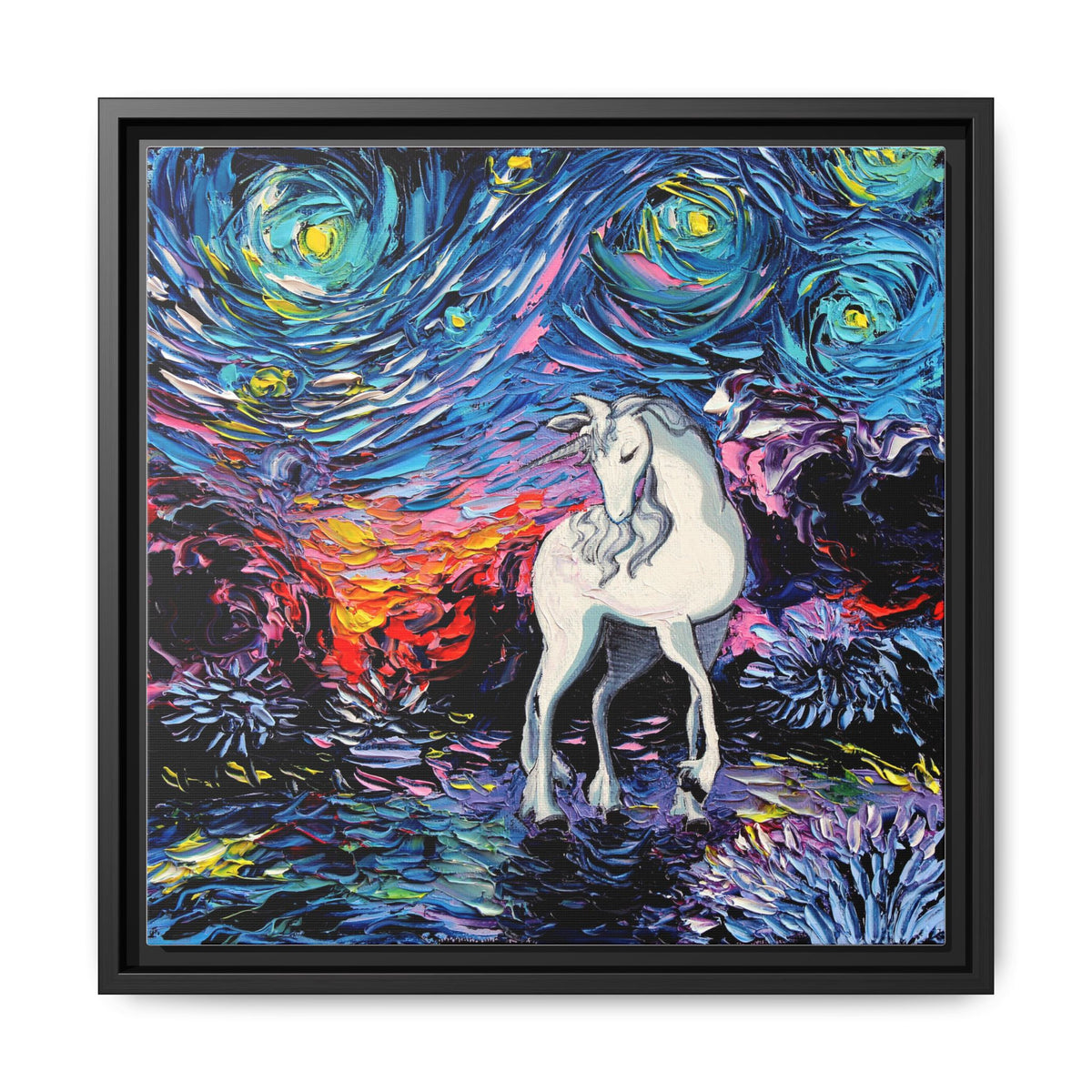 "Regret" Framed Canvas Wall Art