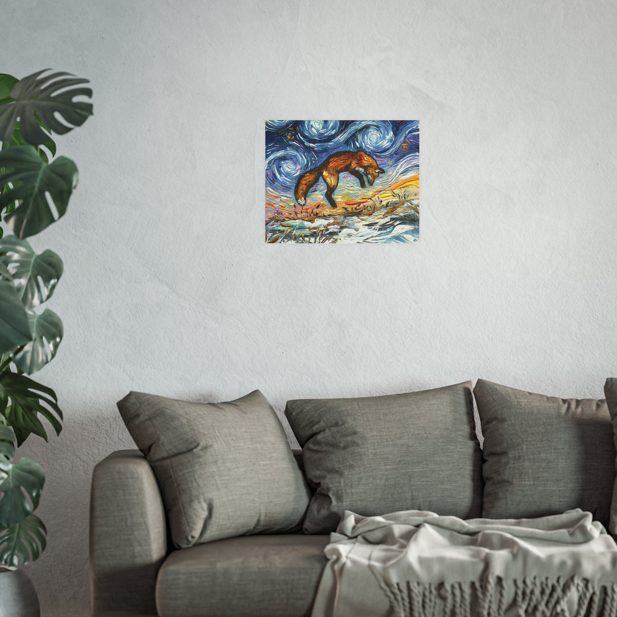 "Pounce" Wall Art Paper Print