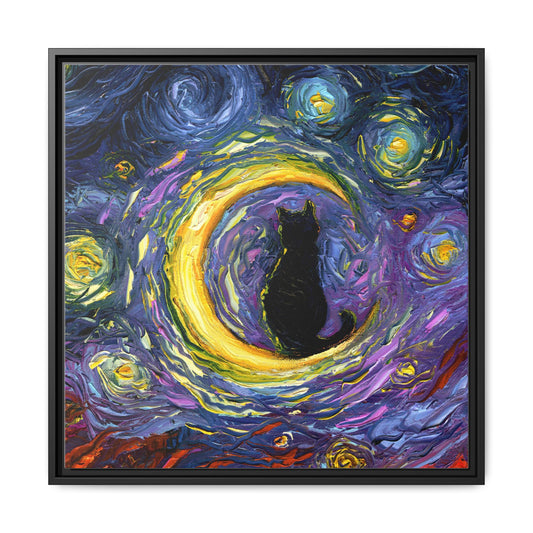 "Luna" Framed Canvas Wall Art