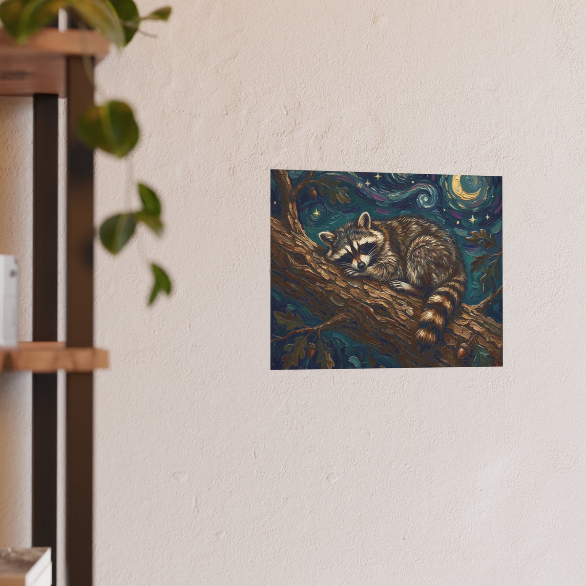 "Midnight Bandit" Wall Art Paper Print
