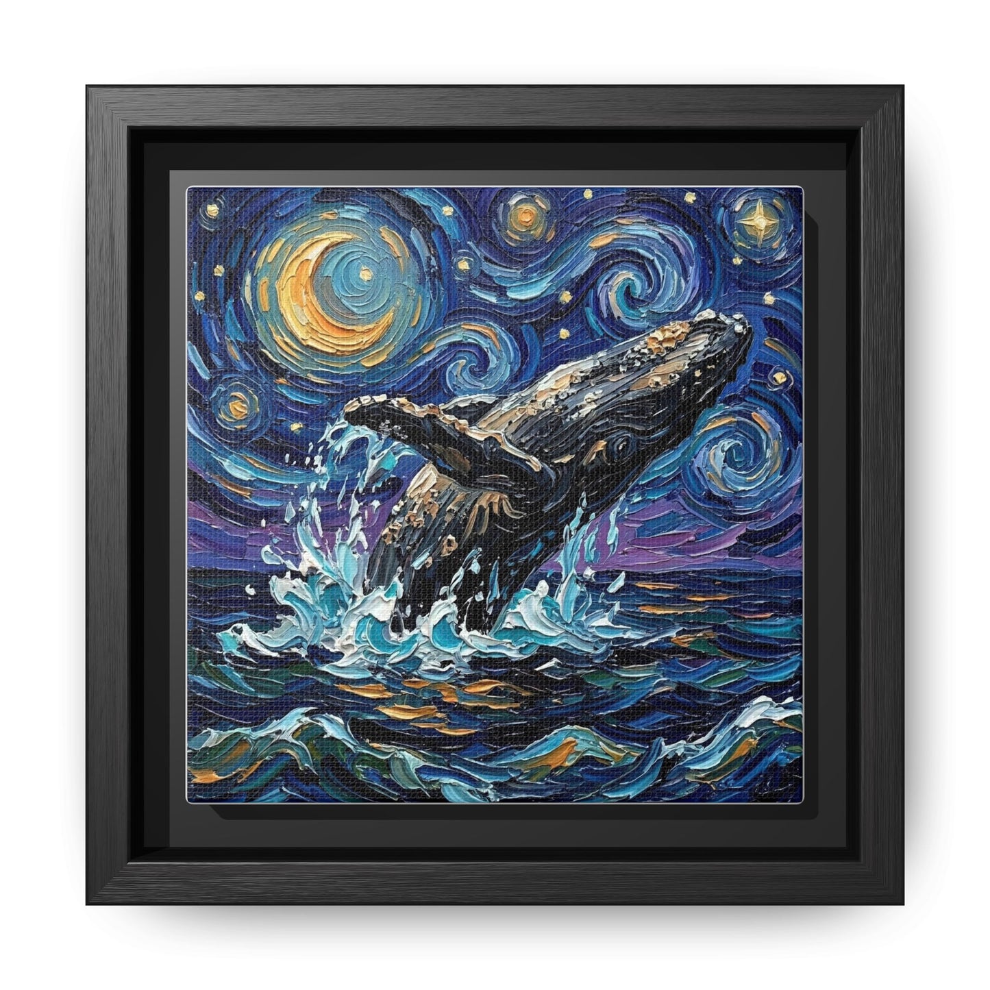 "Breach" Framed Canvas Wall Art