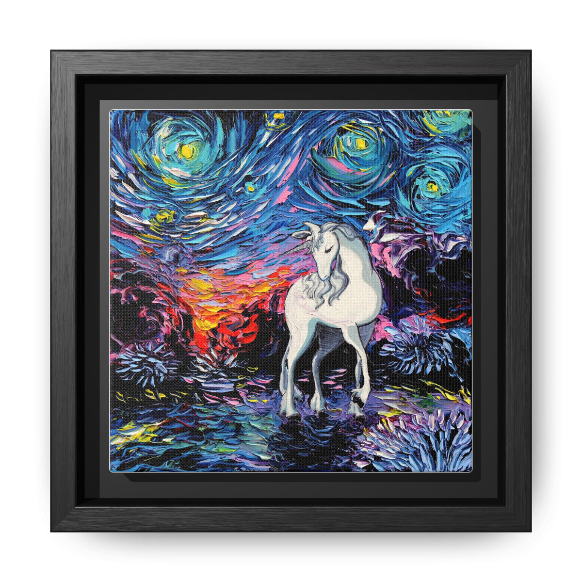 "Regret" Framed Canvas Wall Art