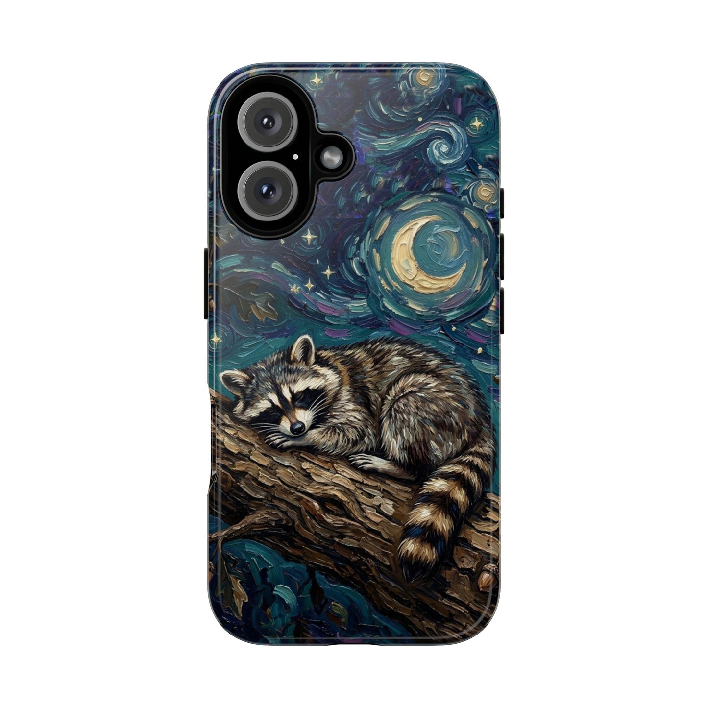 Raccoon Starry Night Animal Phone Case