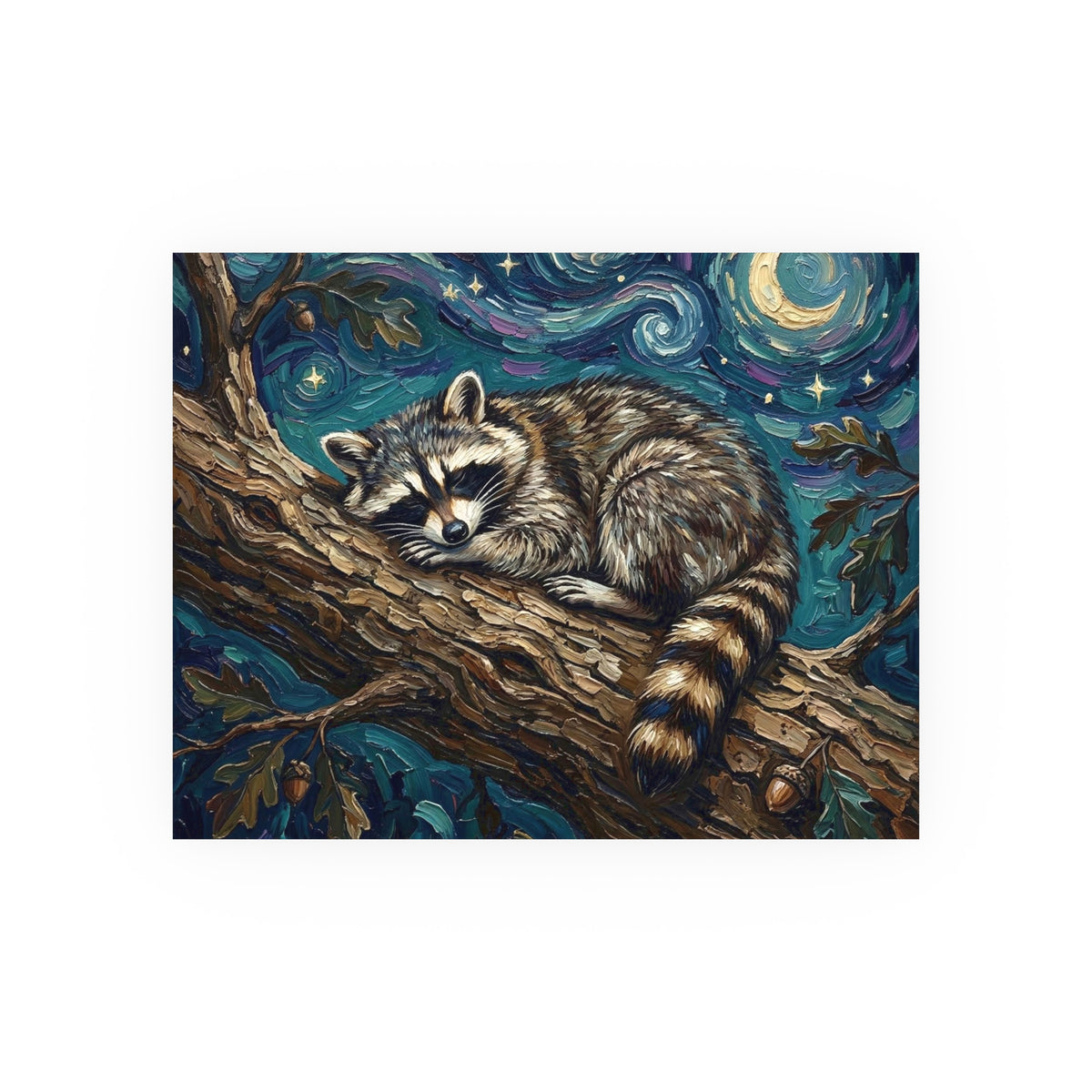 "Midnight Bandit" Wall Art Paper Print