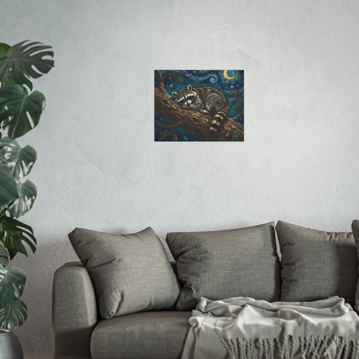 "Midnight Bandit" Wall Art Paper Print