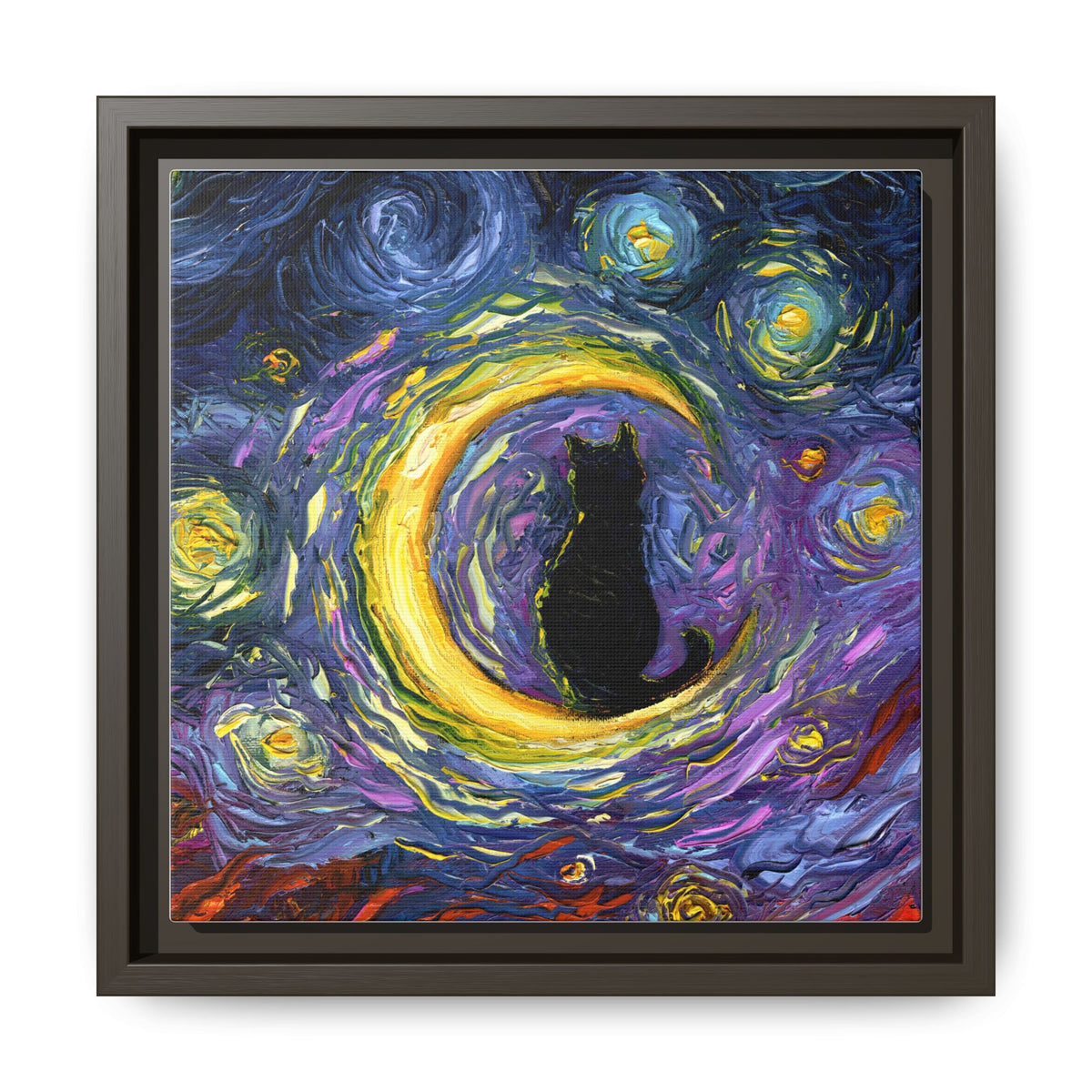 "Luna" Framed Canvas Wall Art