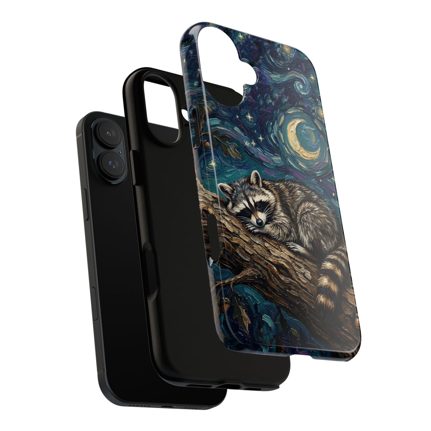 Raccoon Starry Night Animal Phone Case