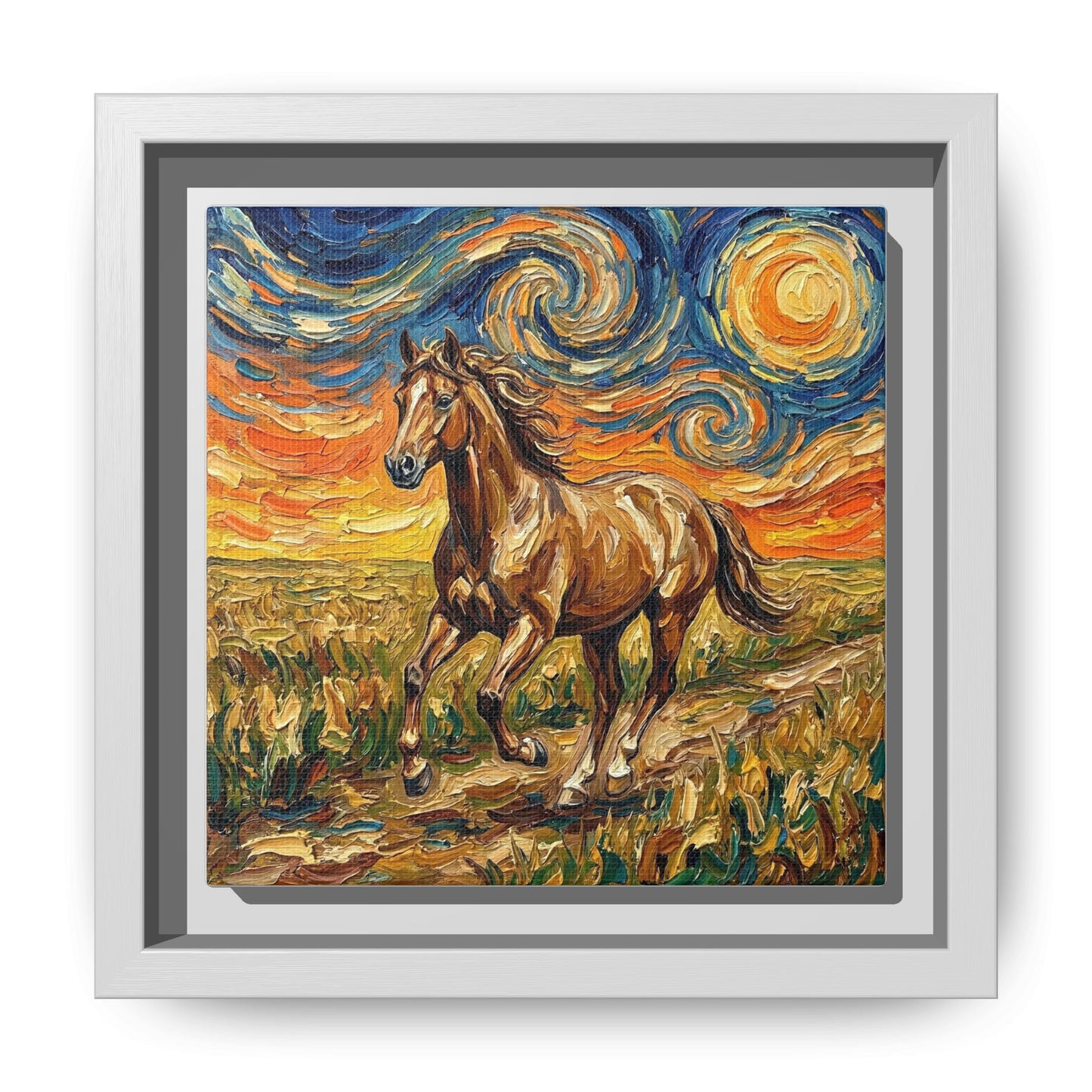 "Free Spirited" Framed Canvas Wall Art