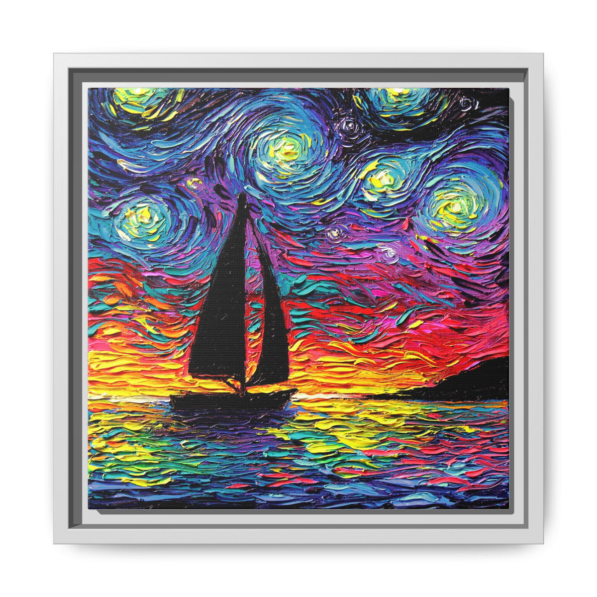 "Come Sail Away" Framed Canvas Wall Art