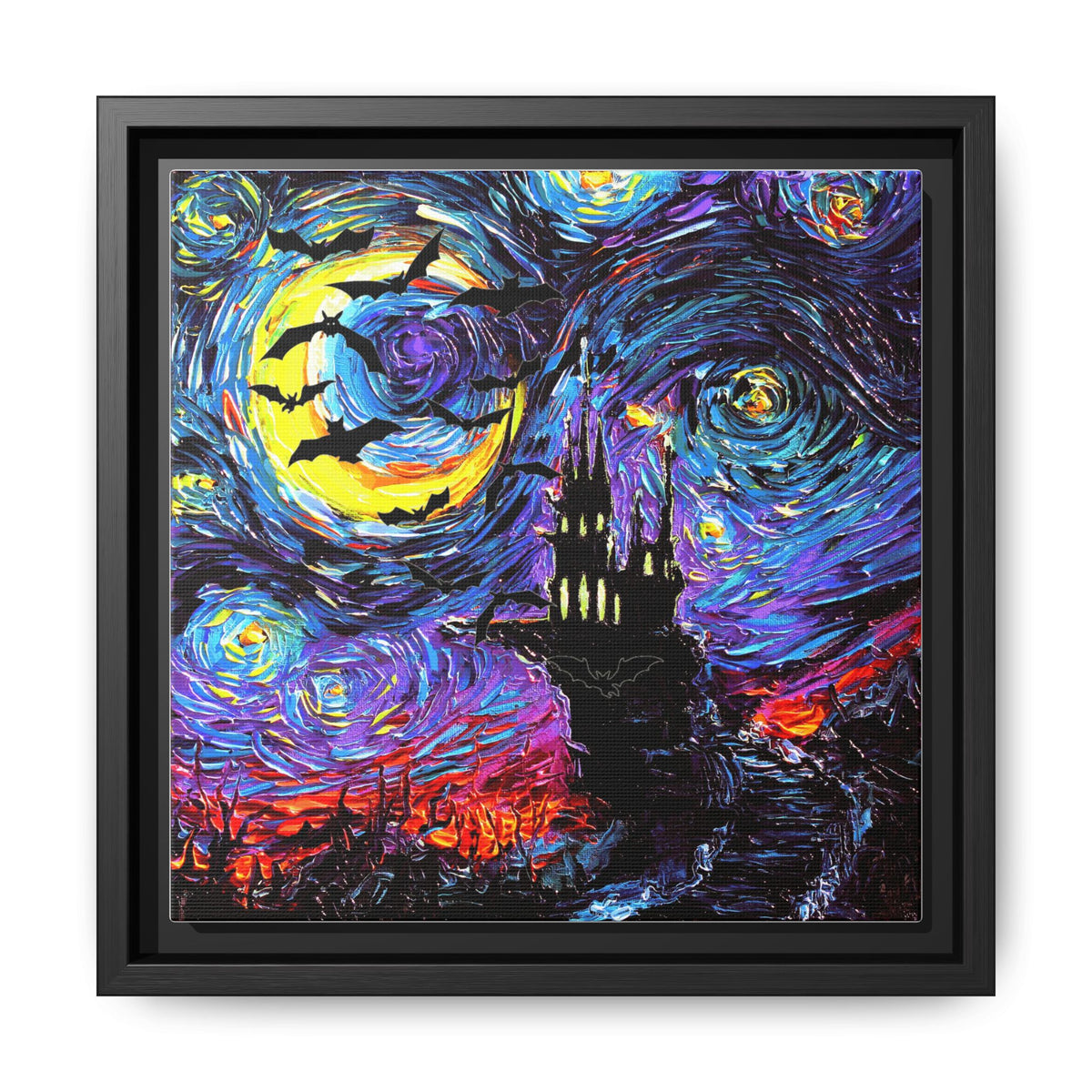 "Transylvanian Night" Framed Canvas Wall Art