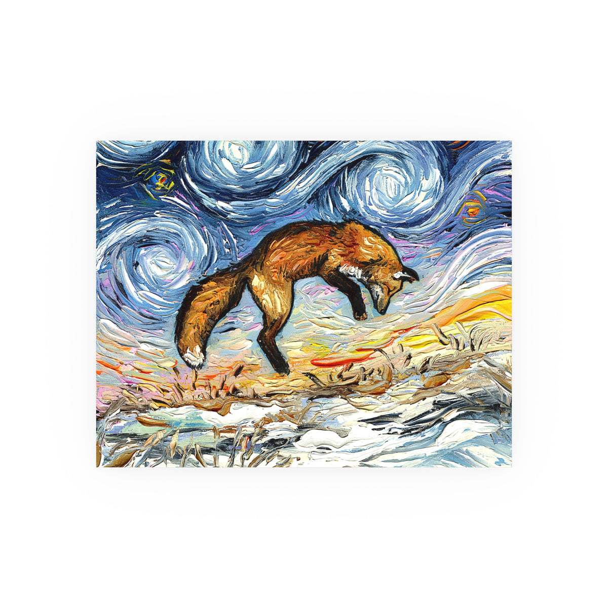 "Pounce" Wall Art Paper Print