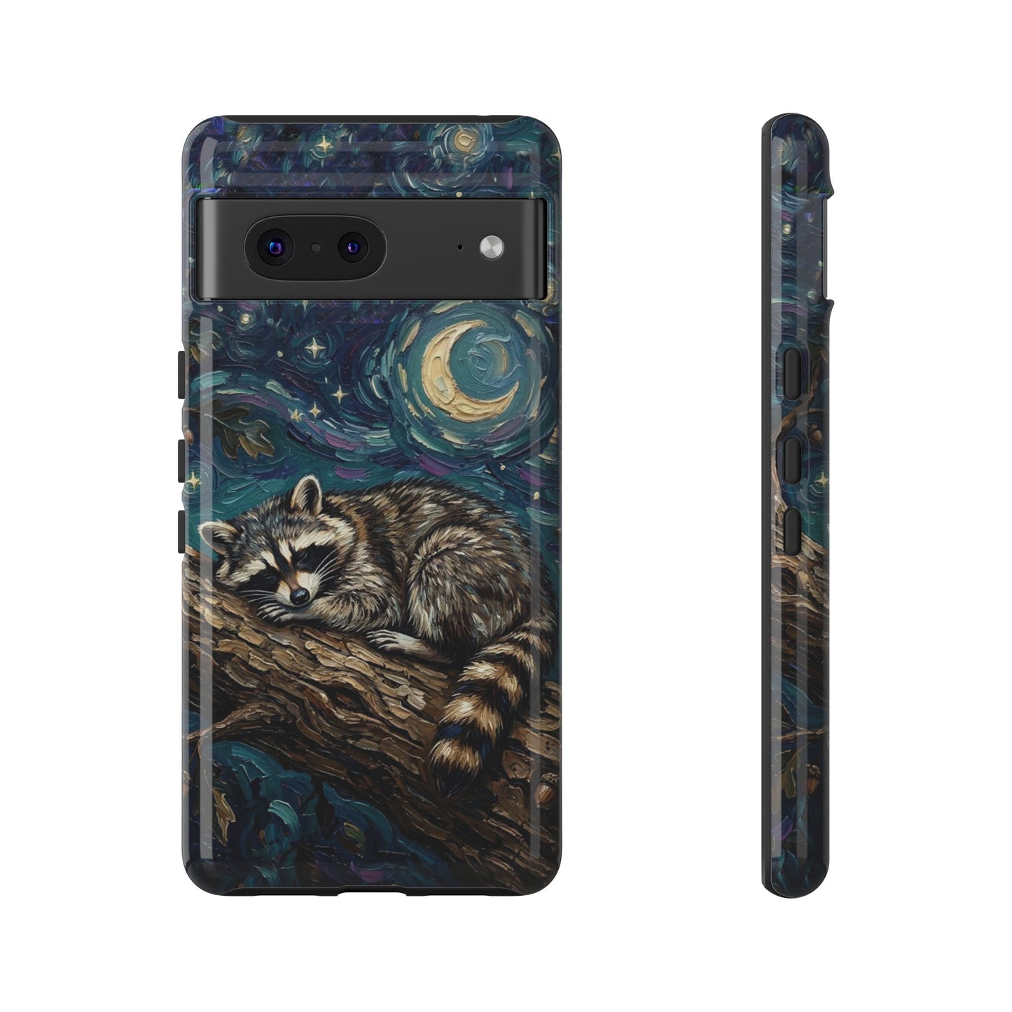 Raccoon Starry Night Animal Phone Case