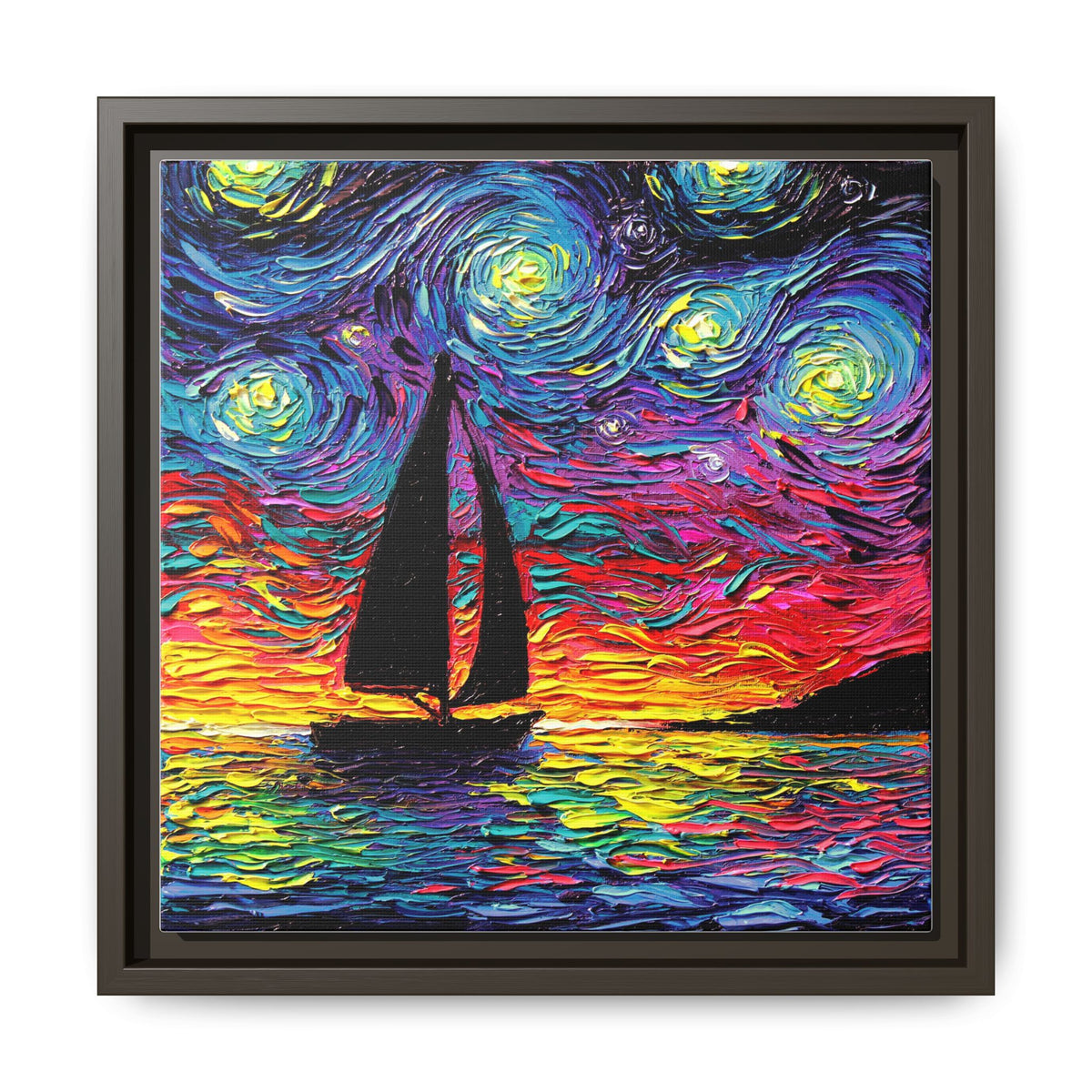 "Come Sail Away" Framed Canvas Wall Art