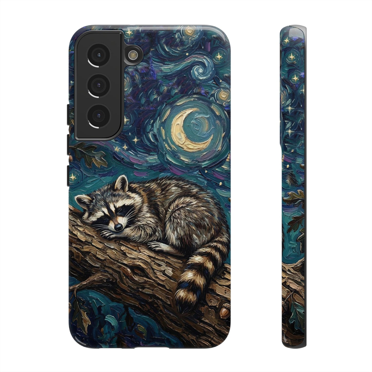 Raccoon Starry Night Animal Phone Case