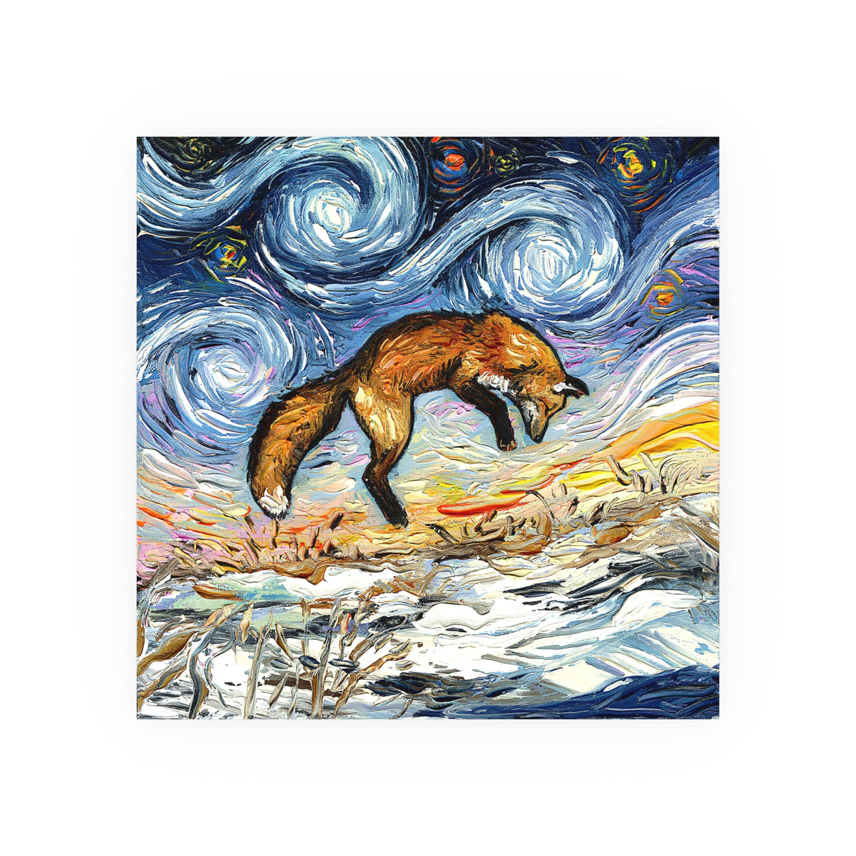 "Pounce" Wall Art Paper Print