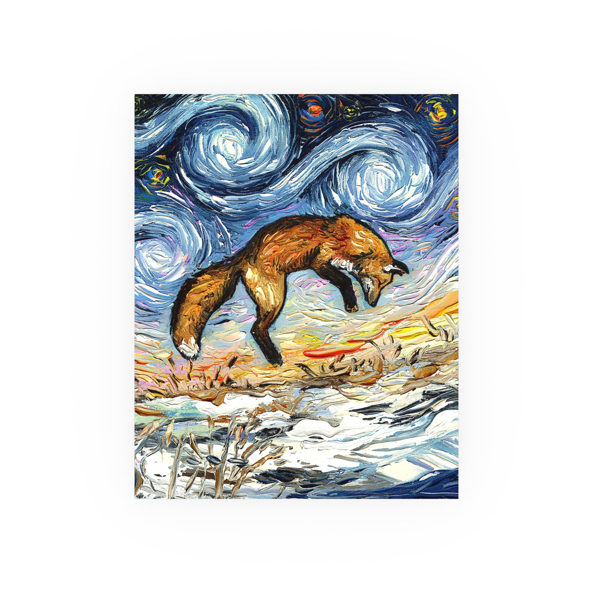 "Pounce" Wall Art Paper Print