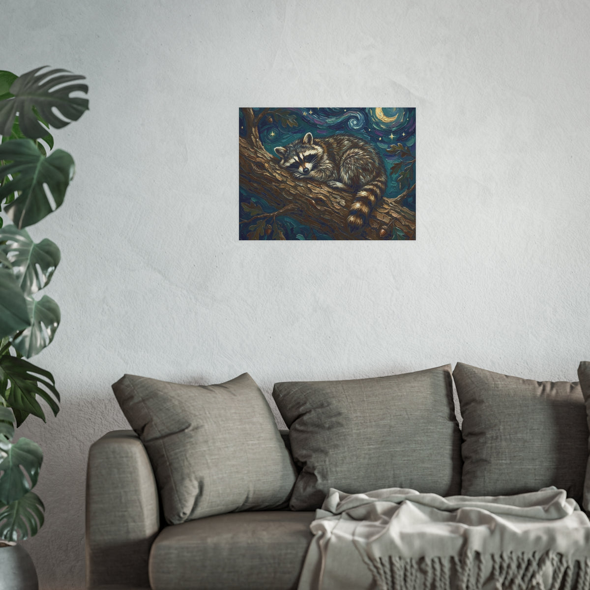 "Midnight Bandit" Wall Art Paper Print