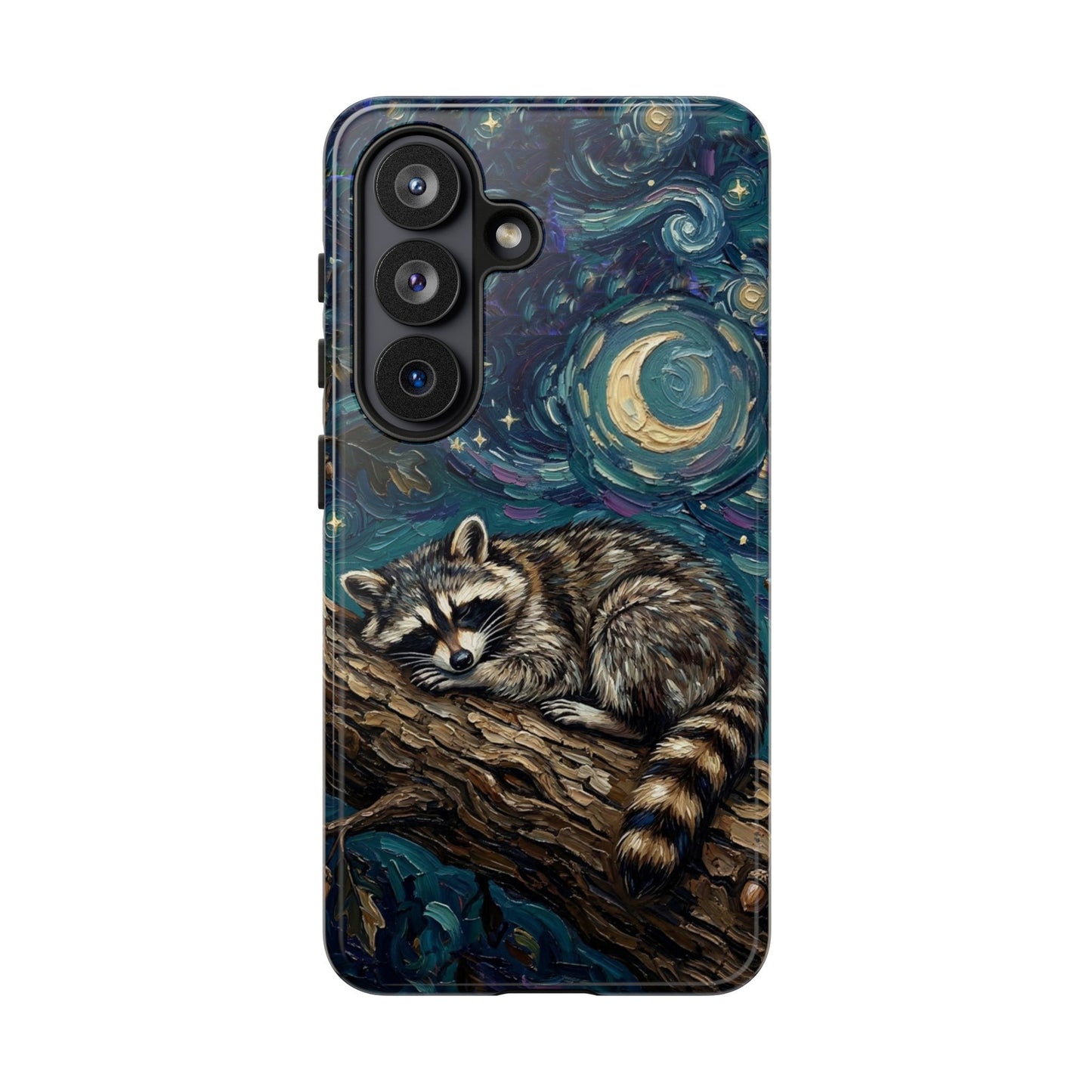 Raccoon Starry Night Animal Phone Case