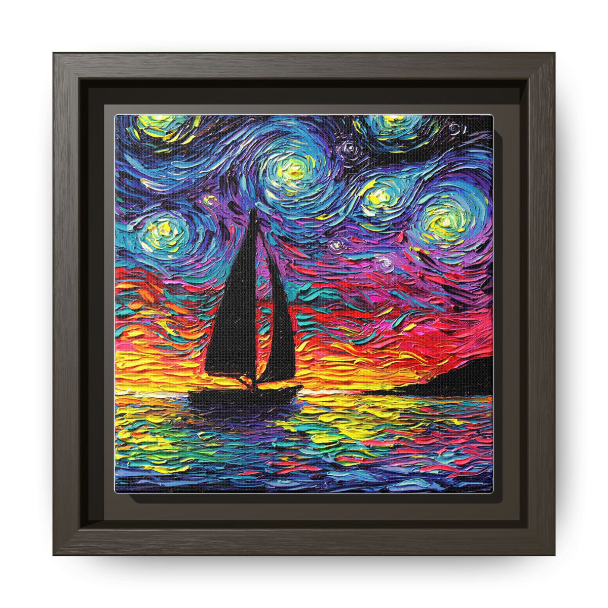 "Come Sail Away" Framed Canvas Wall Art