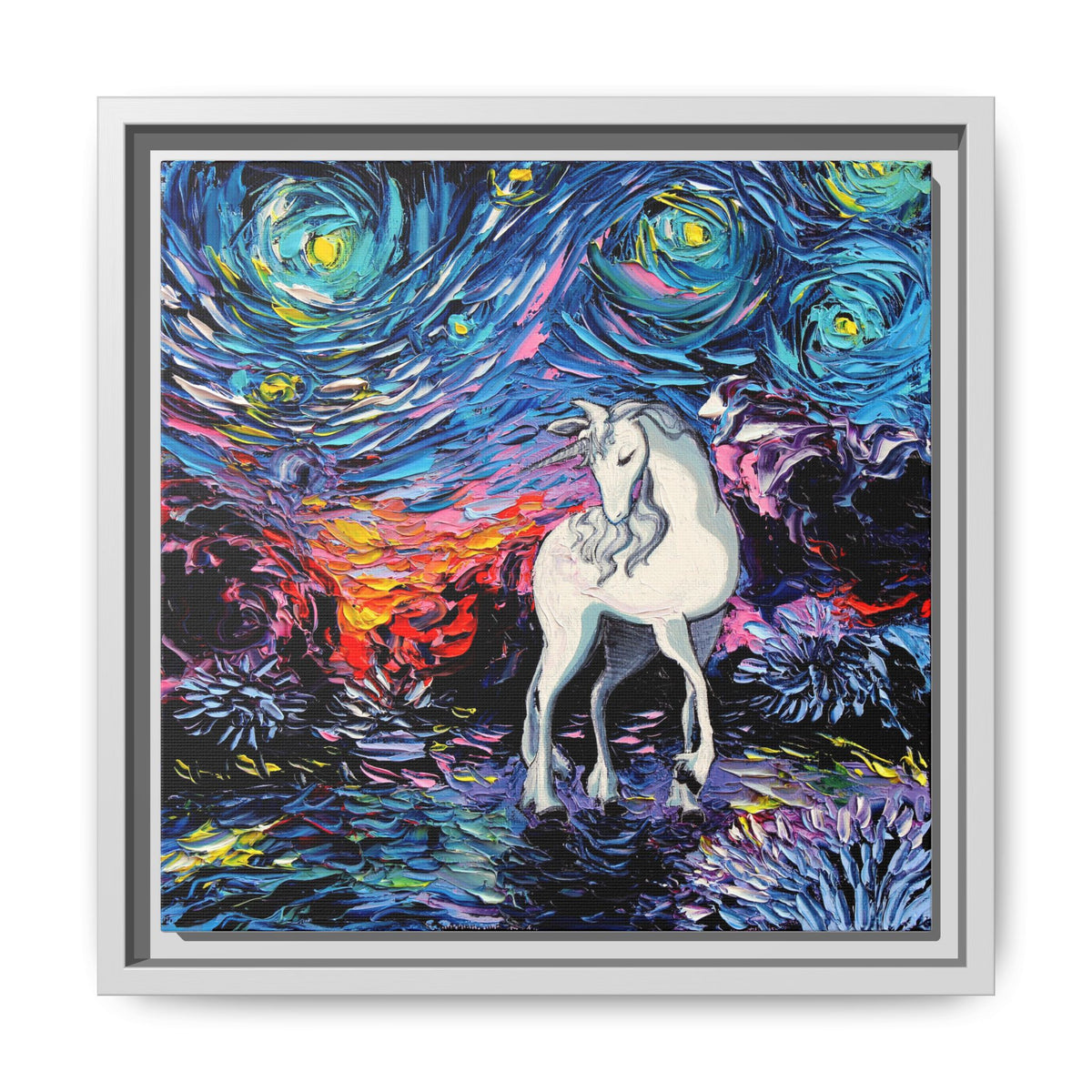 "Regret" Framed Canvas Wall Art