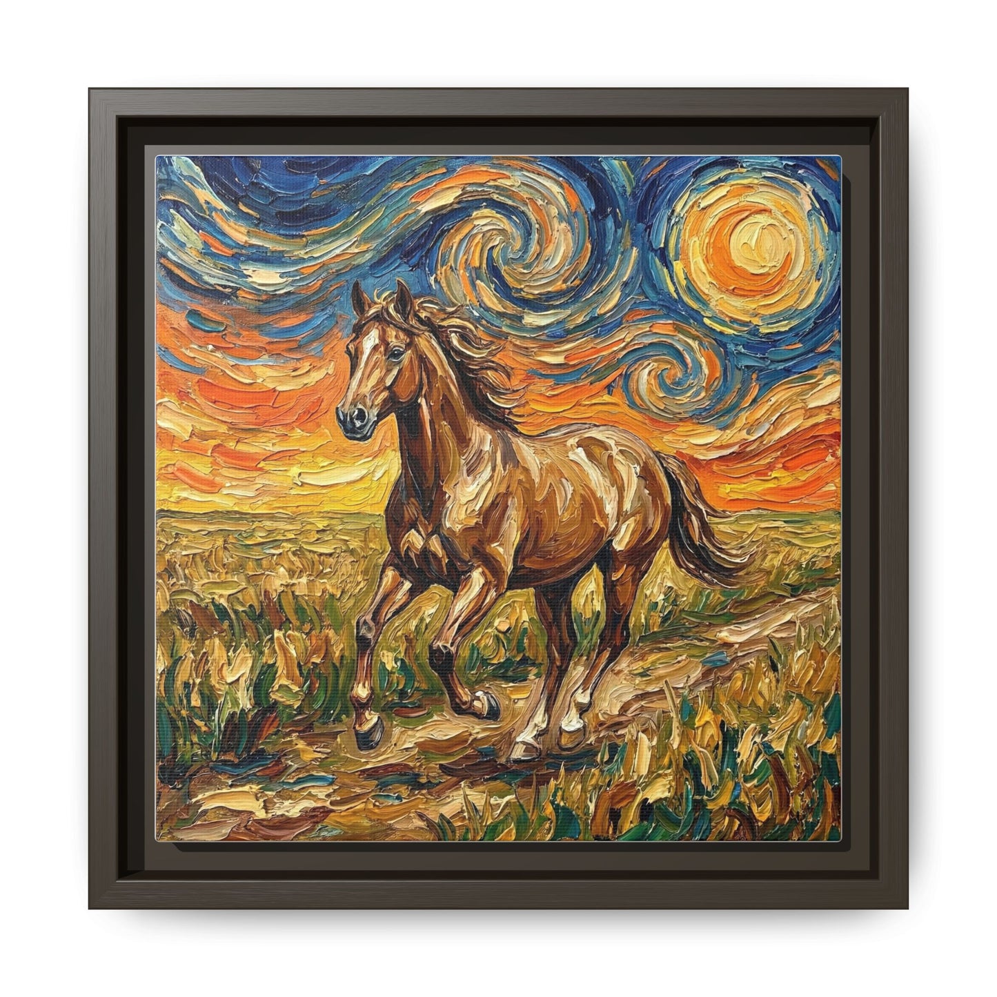 "Free Spirited" Framed Canvas Wall Art