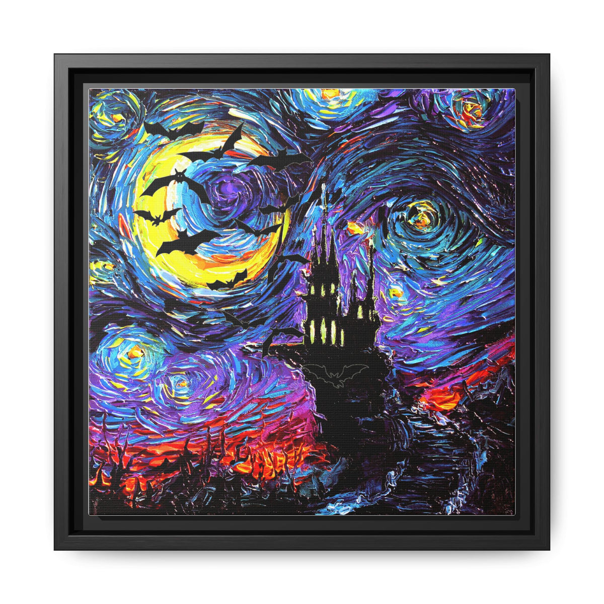 "Transylvanian Night" Framed Canvas Wall Art