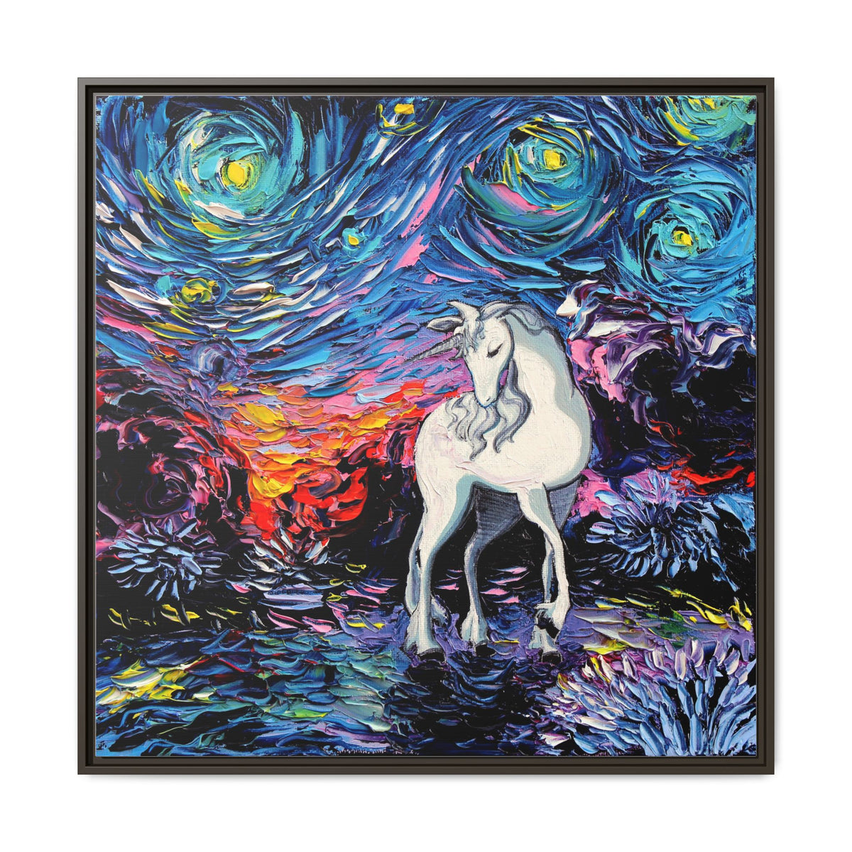 "Regret" Framed Canvas Wall Art