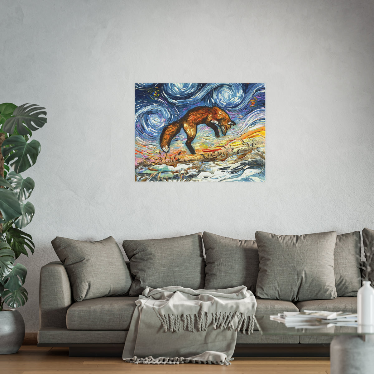 "Pounce" Wall Art Paper Print