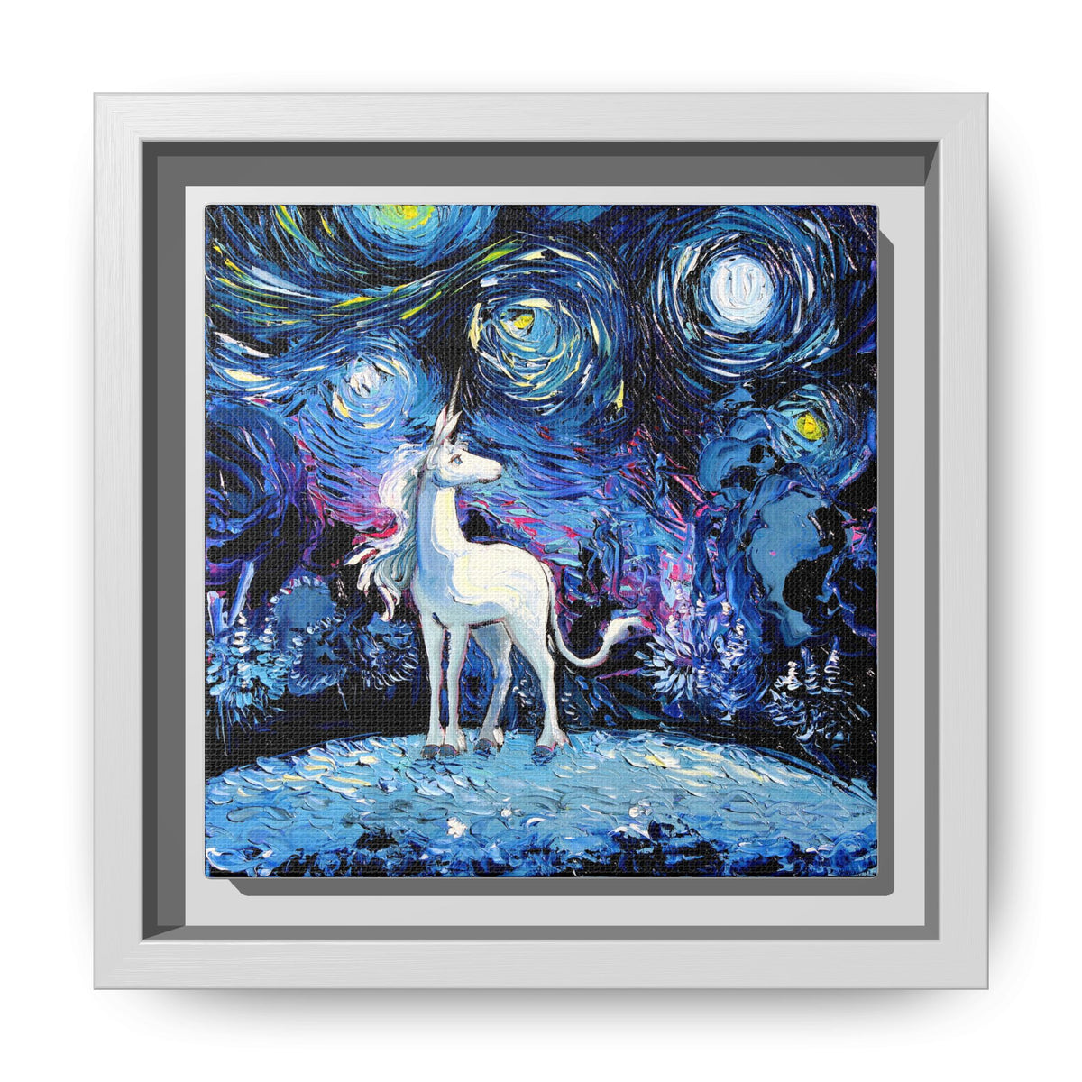 "van Gogh Never Saw The Last" Framed Canvas Wall Art