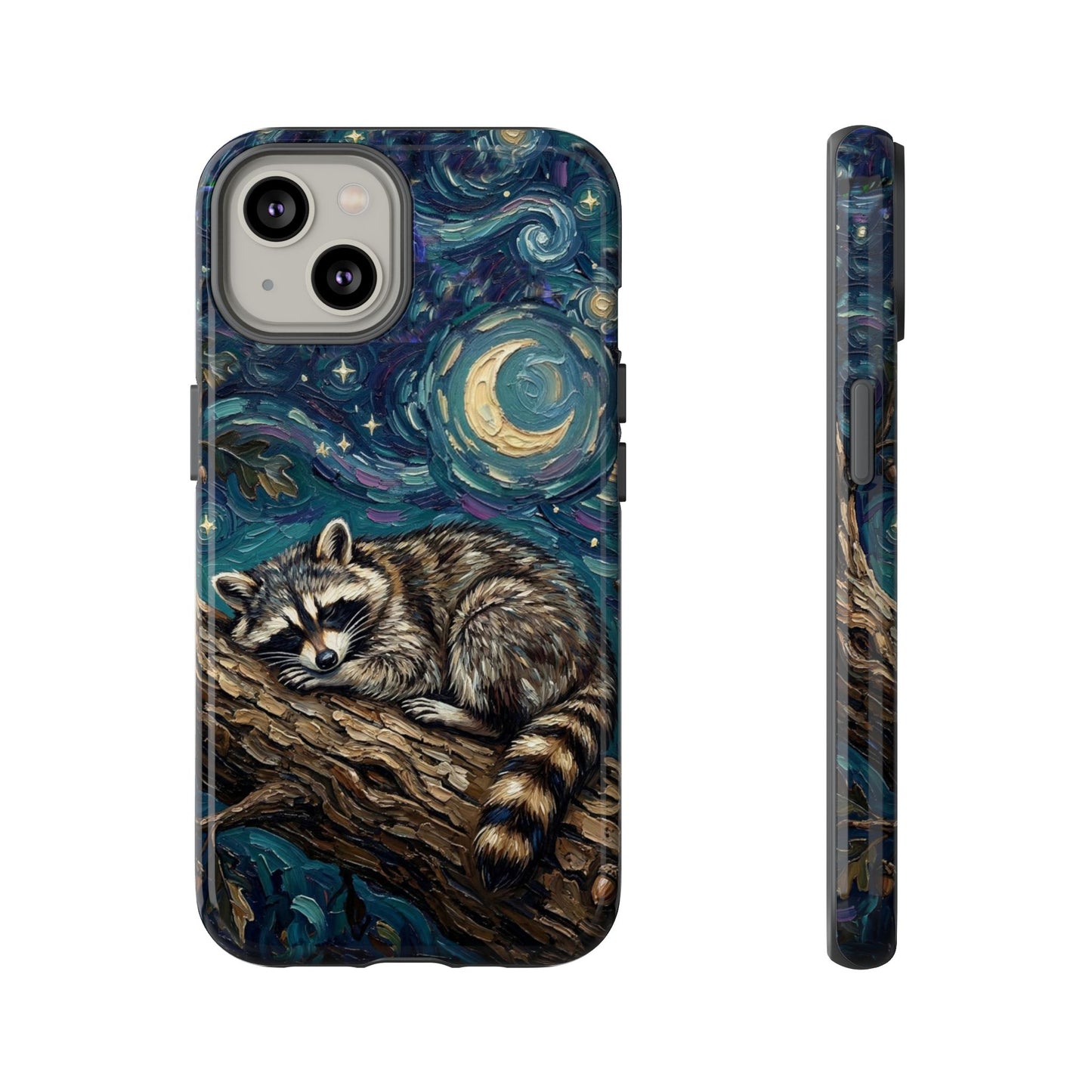 Raccoon Starry Night Animal Phone Case